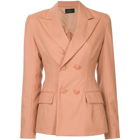 G.V.G.V.+Double+Breasted+Salmon+Blazer